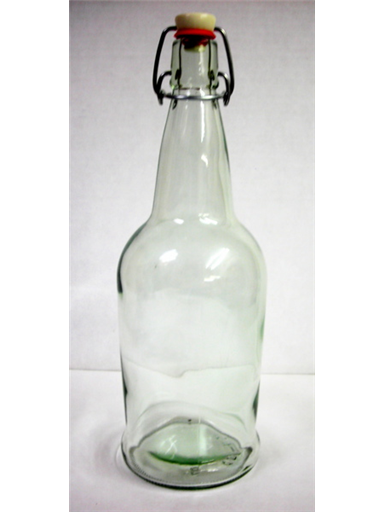 1 Liter Fliptop Bottles (clear)