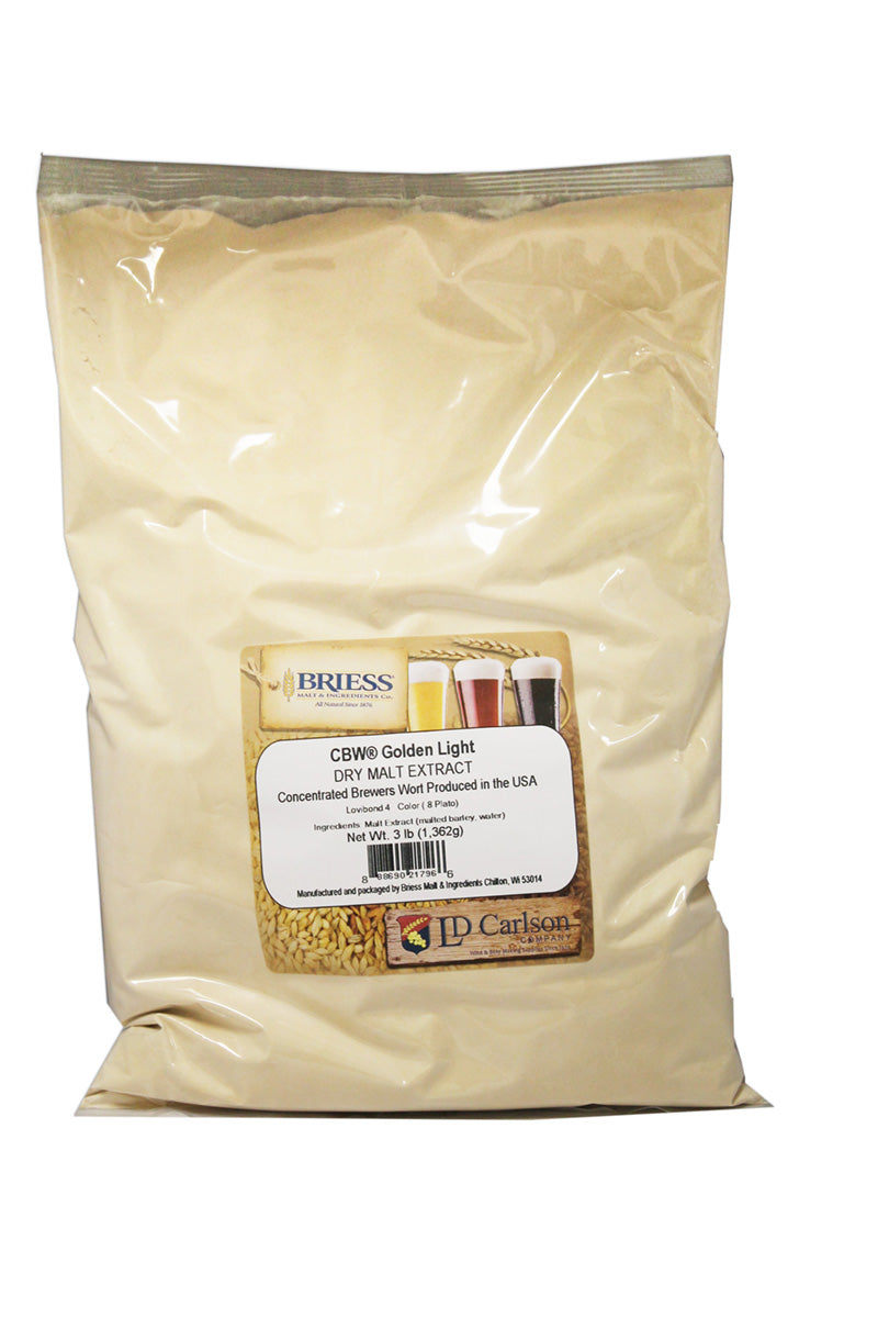 Briess CBW® Golden Light Dry Malt Extract (DME) 3 lb.