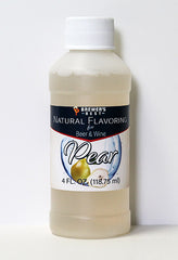 NATURAL PEAR FLAVORING EXTRACT 4 OZ