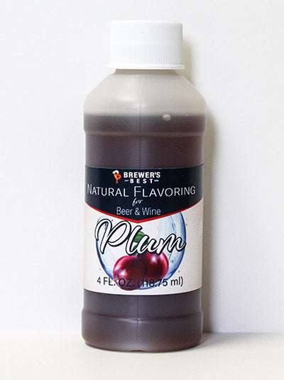 NATURAL PLUM FLAVORING EXTRACT 4 OZ